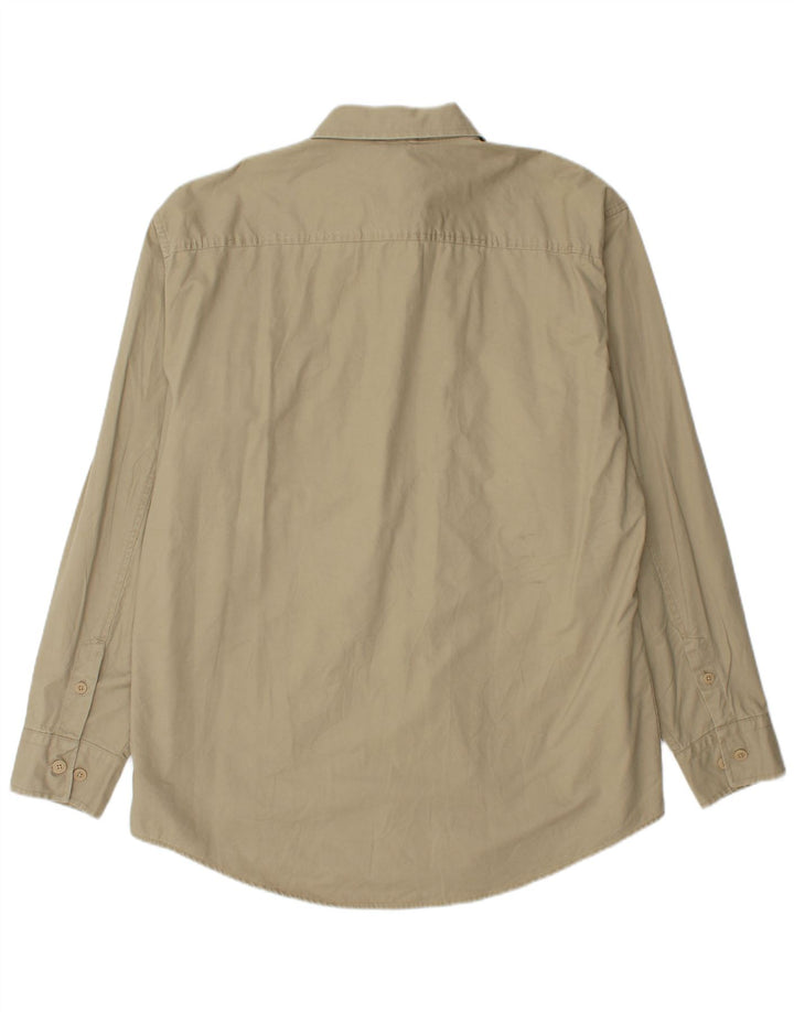 TIMBERLAND Camicia grafica da uomo grande in cotone kaki