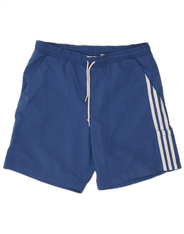 Pantaloncini sportivi da uomo Adidas Small blu in poliammide
