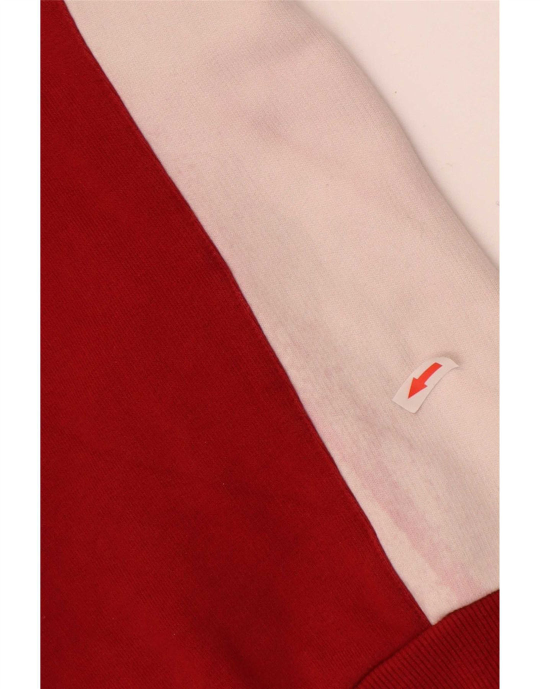 Giacca da ginnastica da uomo con grafica Datch, giacca grande in cotone color block rosso