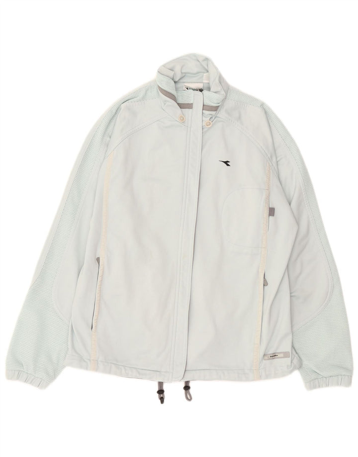 Giacca da tuta da donna Diadora UK 36 Small Blu Poliestere