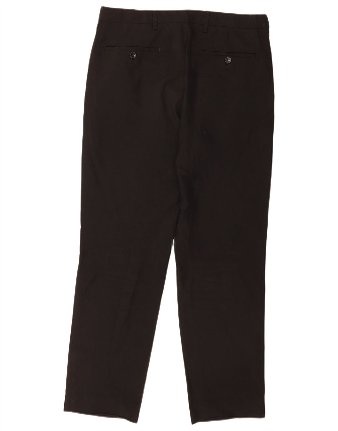 Pantaloni chino vestibilità regolare da uomo Marks & Spencer W32 L31 poliestere nero