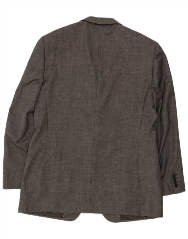 Giacca blazer a 2 bottoni Marks & Spencer da uomo UK 42 grande lana grigia