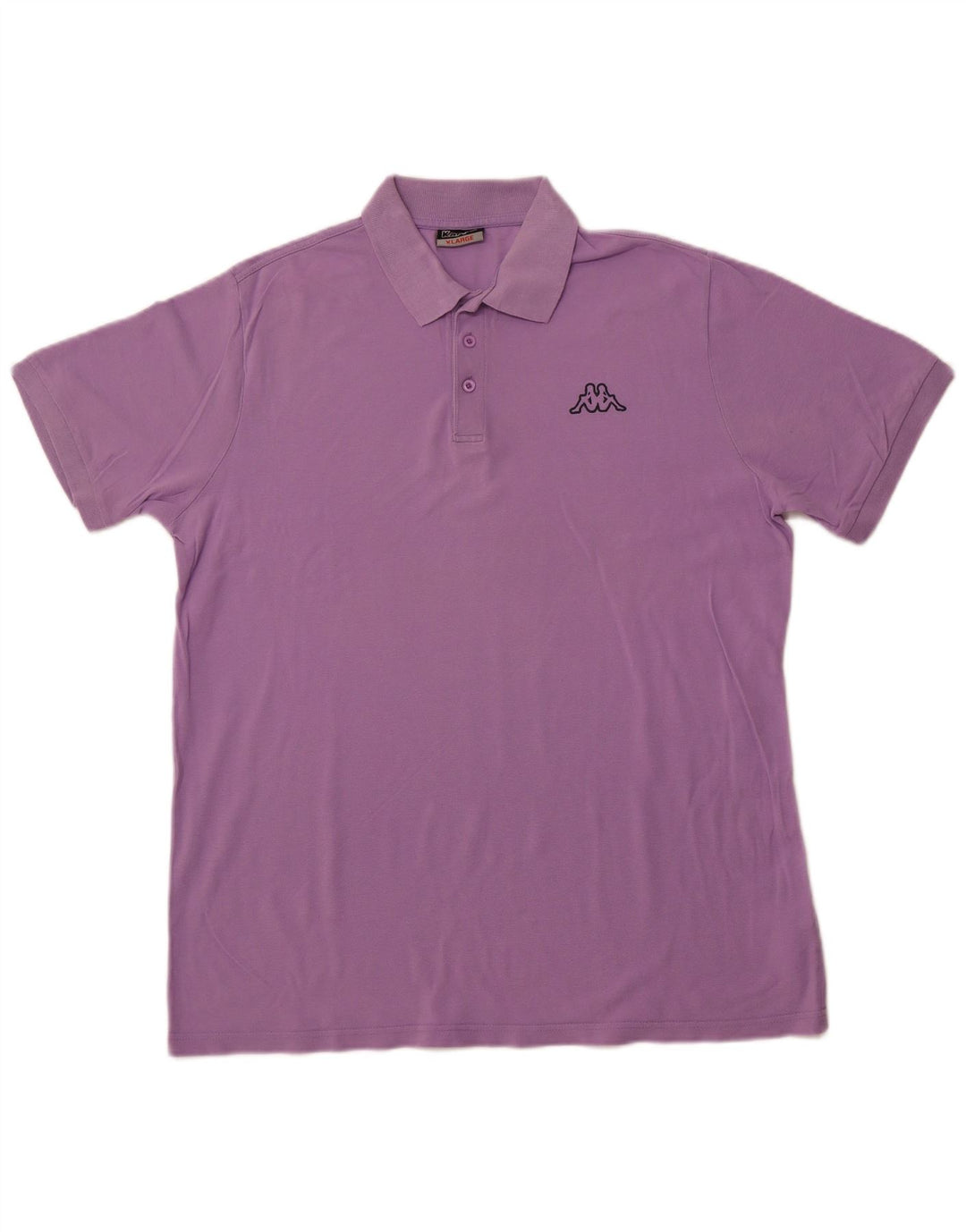 Polo KAPPA da uomo XL in cotone viola