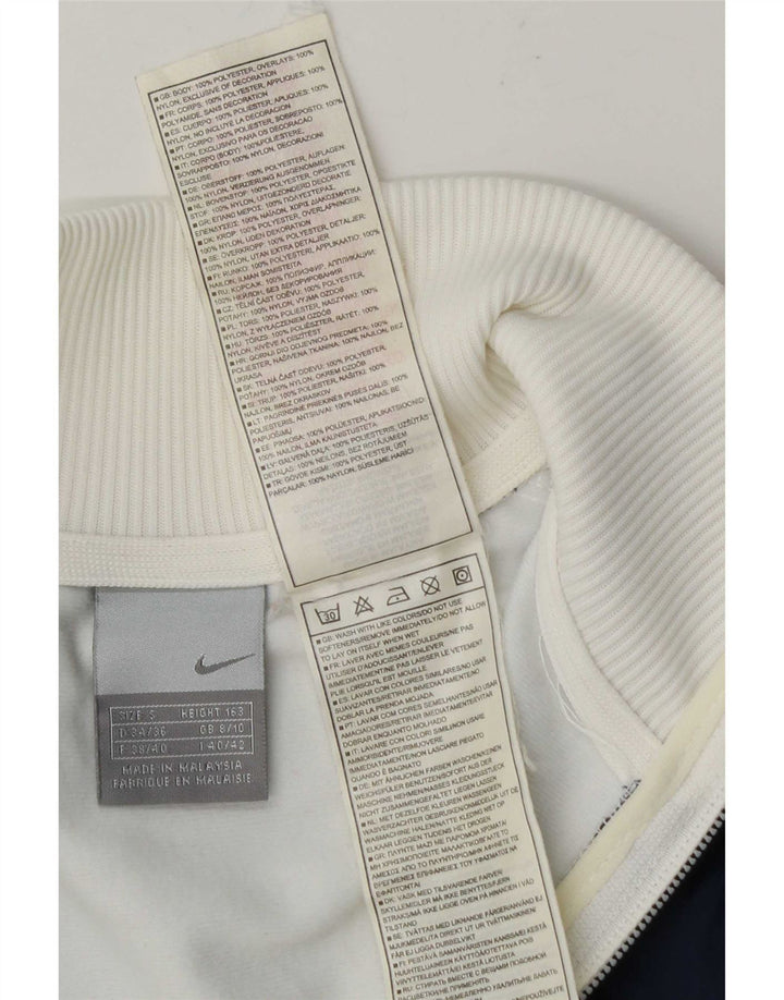 Giacca da ginnastica grafica da donna Nike UK 8/10 Small White Colourblock