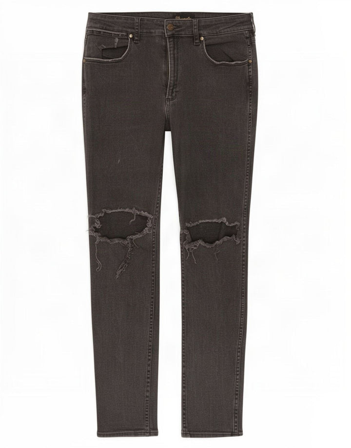 Jeans slim invecchiati da uomo Wrangler W34 L29 cotone grigio