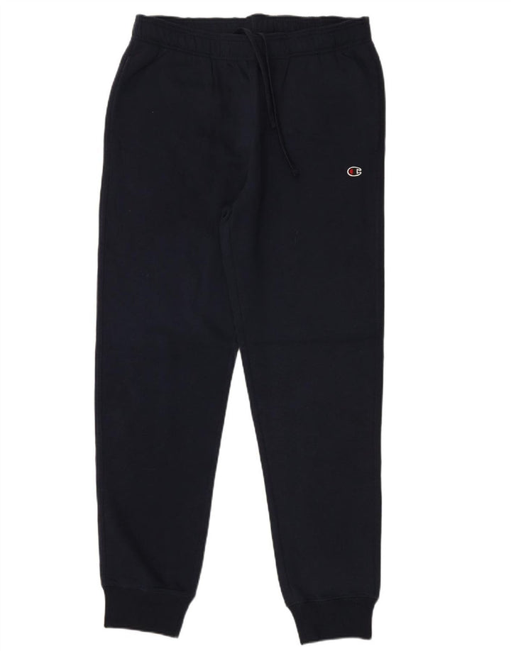 CHAMPION Mens Tracksuit Trousers Joggers Large Navy Blue
