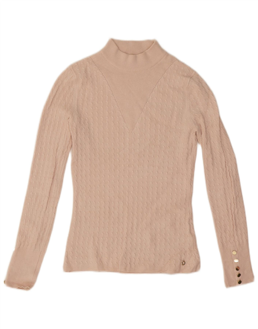 Maglione maglione a collo alto da donna Guess UK 6 XS Rosa