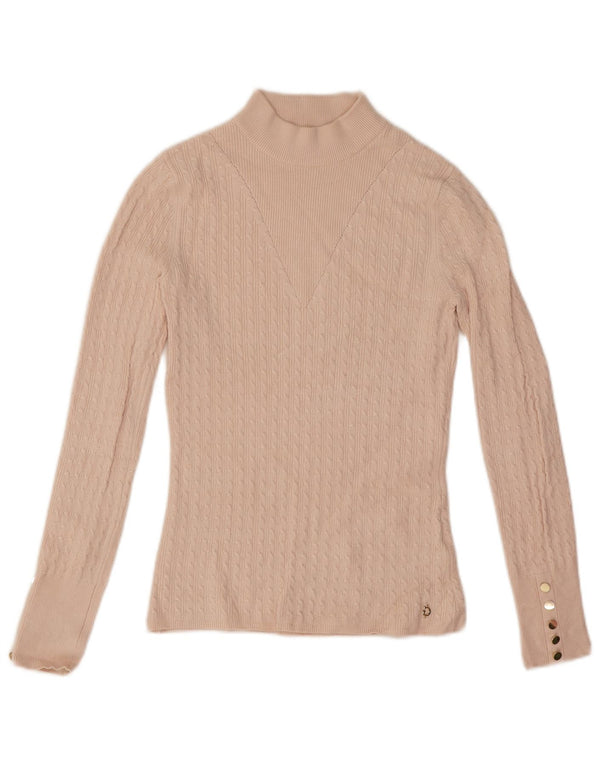 Maglione maglione a collo alto da donna Guess UK 6 XS Rosa