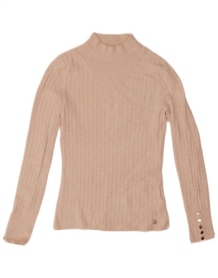 Maglione maglione a collo alto da donna Guess UK 6 XS Rosa