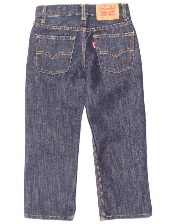 Levi's Boys 514 Jeans dritti 4-5 anni W22 L8 Cotone blu navy