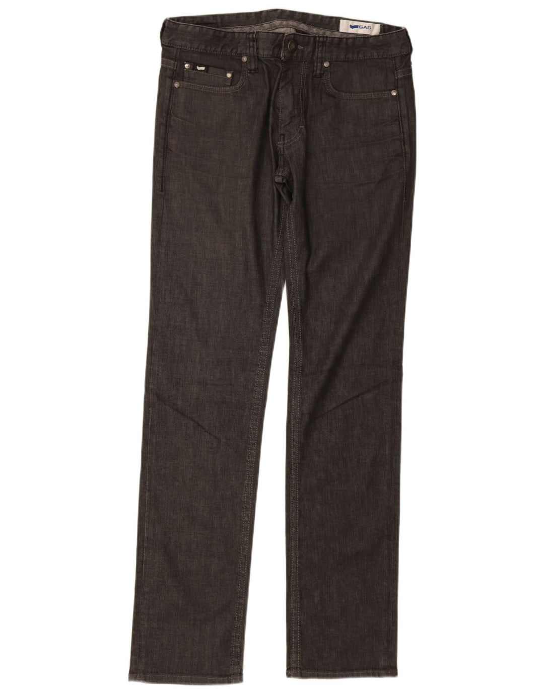 Jeans dritti da uomo Gas W33 L34 cotone grigio