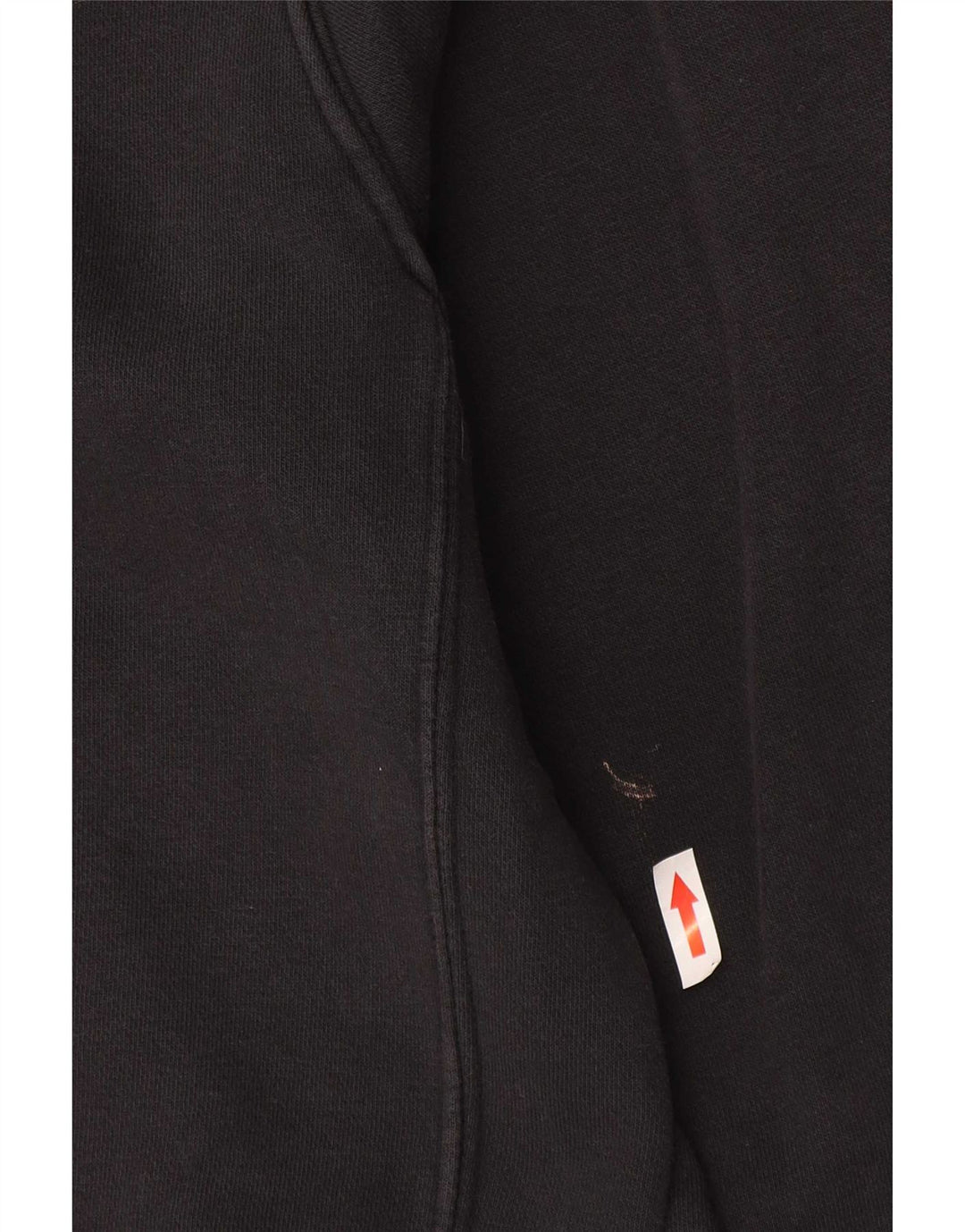 Felpa con cappuccio grafica da uomo NIKE, cotone nero medio