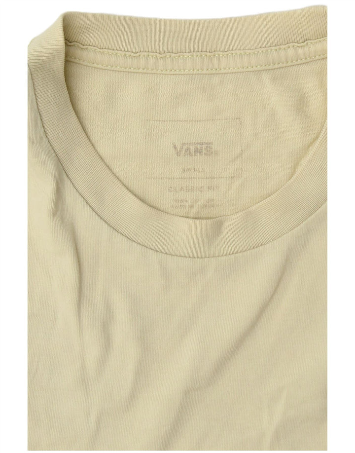 T-shirt grafica da uomo con vestibilità classica Vans Small gialla