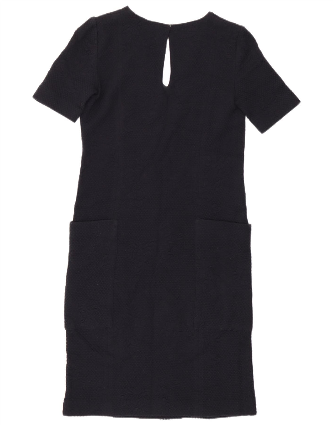 Abito a trapezio da donna Armani UK 12 medio blu navy floreale