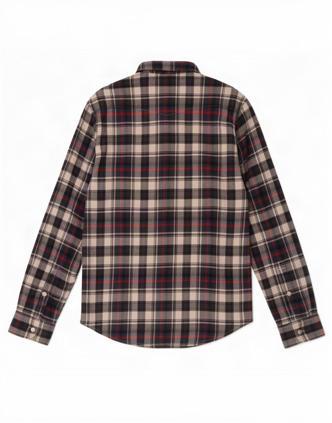 Camicia in flanella da uomo Lee piccola in cotone a quadri multicolore