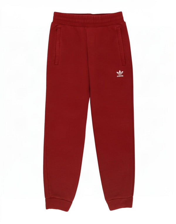 Pantaloni da tuta da donna Adidas Joggers UK 10 Small Borgogna Cotone
