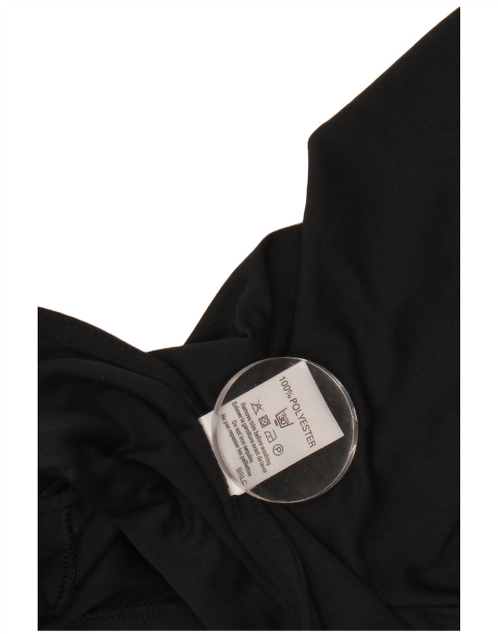 Abito tubino vintage da donna IT 42 medio nero in poliestere