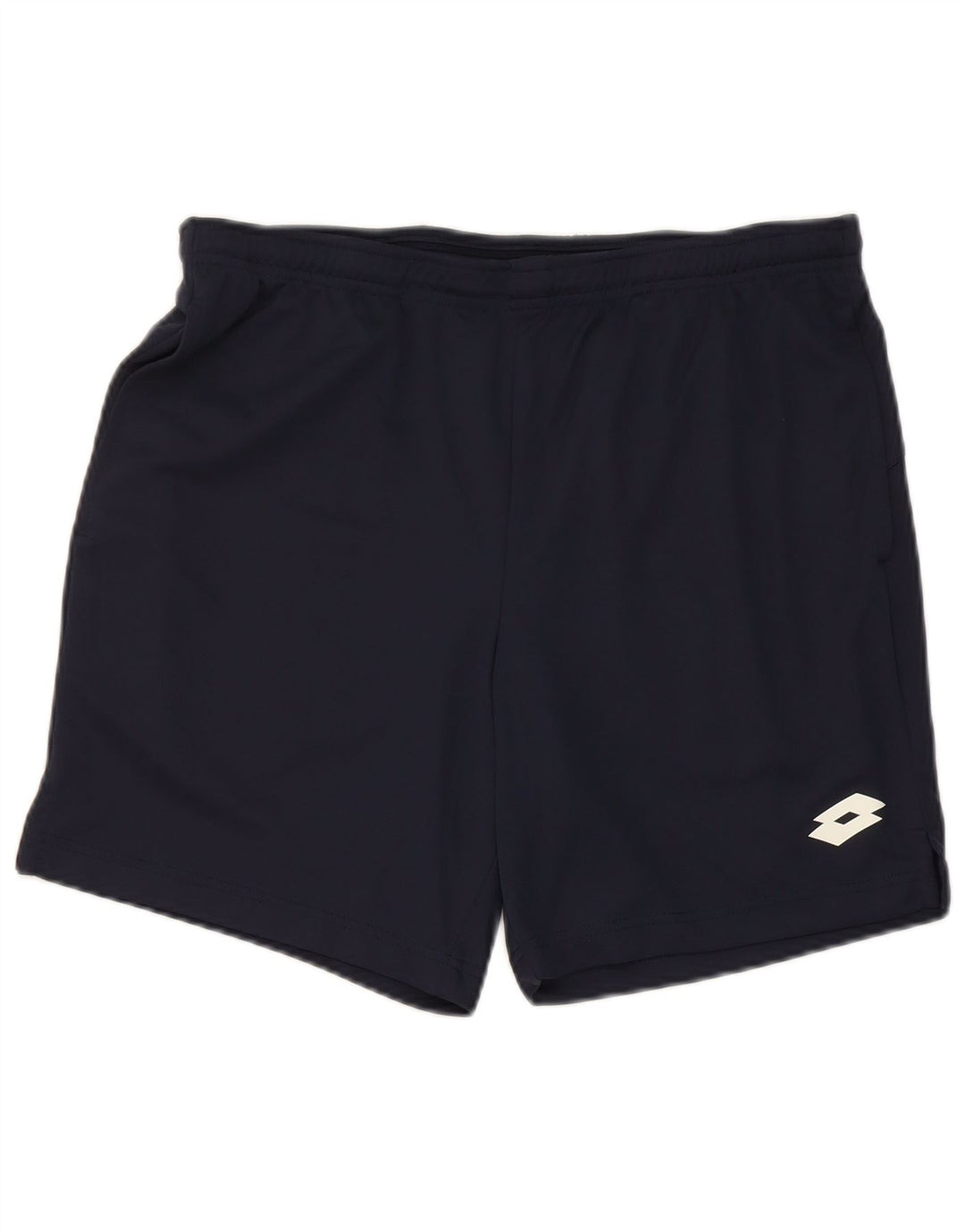 Pantaloncini sportivi da uomo Lotto Large in poliestere blu navy