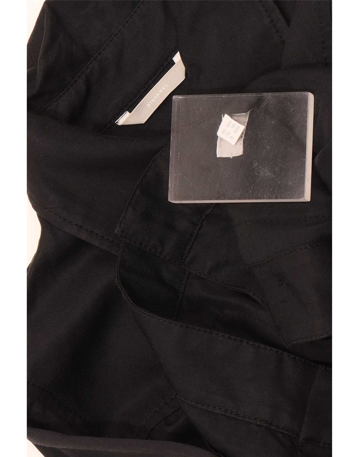 Giubbotto bomber corto da donna con maniche a 3/4 Stefanel EU 38 medio nero