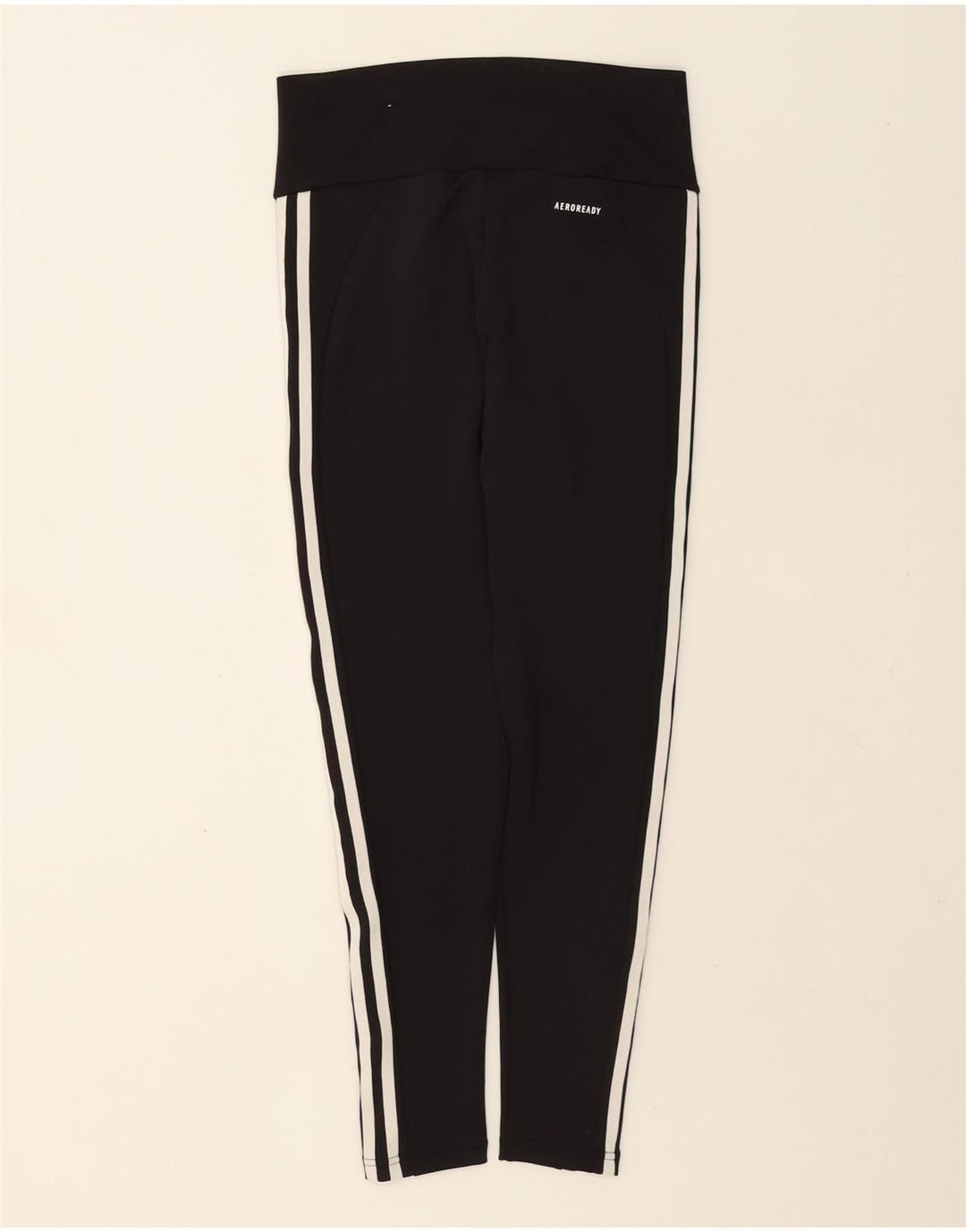 Leggings Adidas Aeroready da donna UK 12/14 Poliestere nero medio