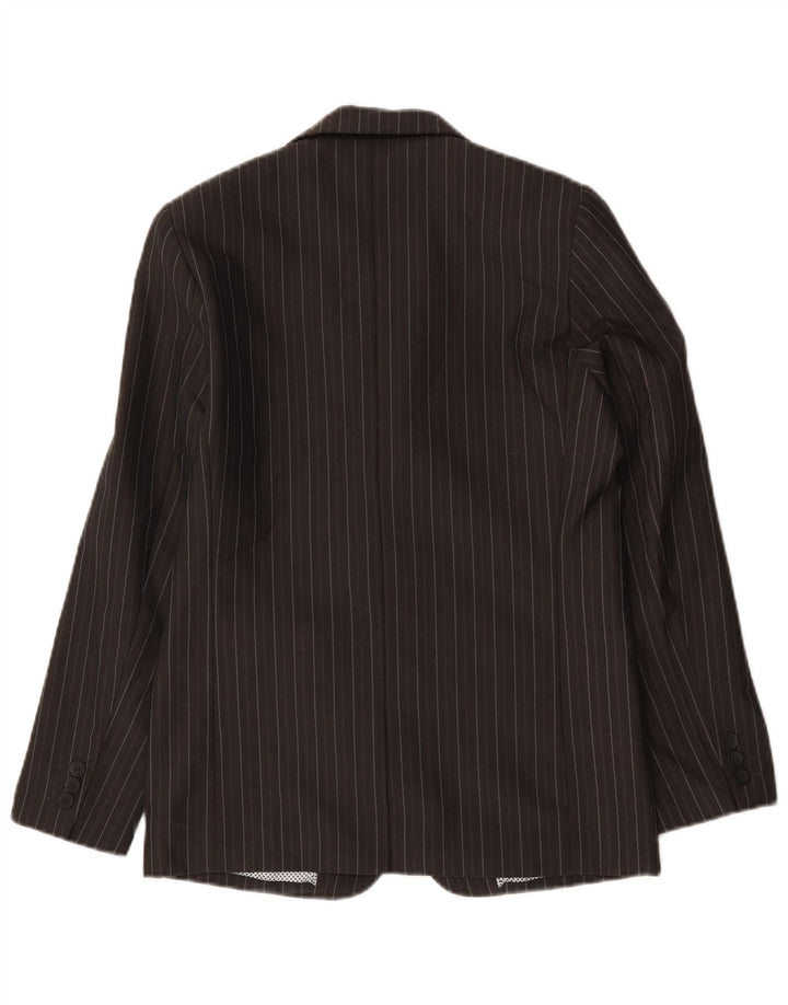 Giacca blazer autografata da ragazzo Marks & Spencer 12-13 anni gessato grigio