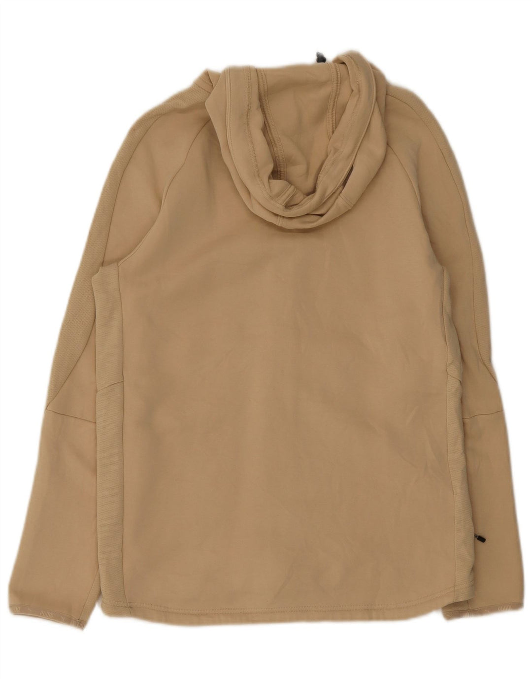 Felpa con cappuccio e zip da uomo Puma in cotone beige medio