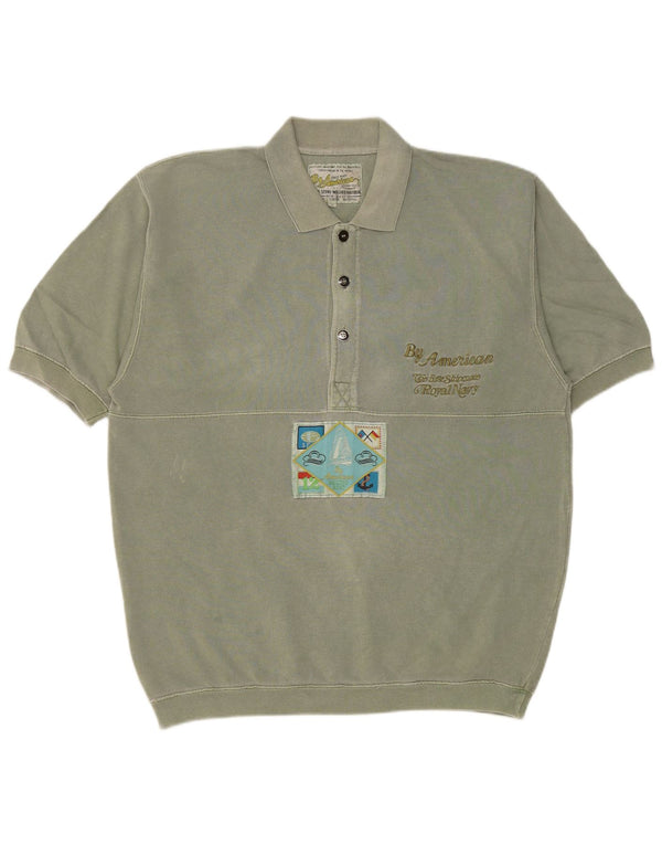 Di American Boys Felpa a maniche corte Maglione 13-14 anni Verde retrò
