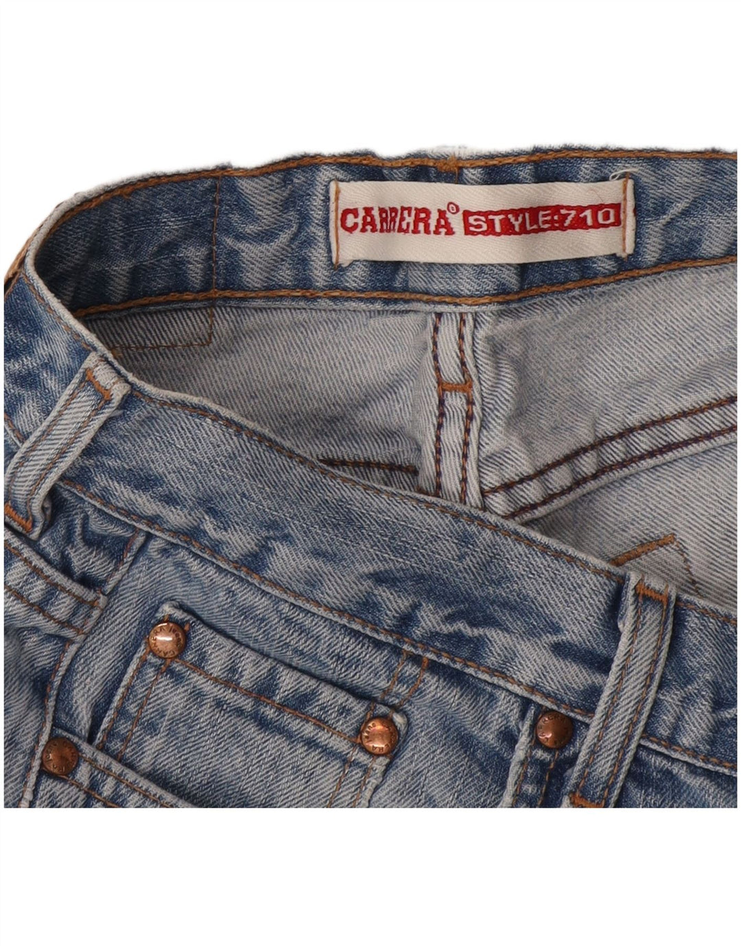 Jeans corti Carrera 710 da donna W28 L24 Blu
