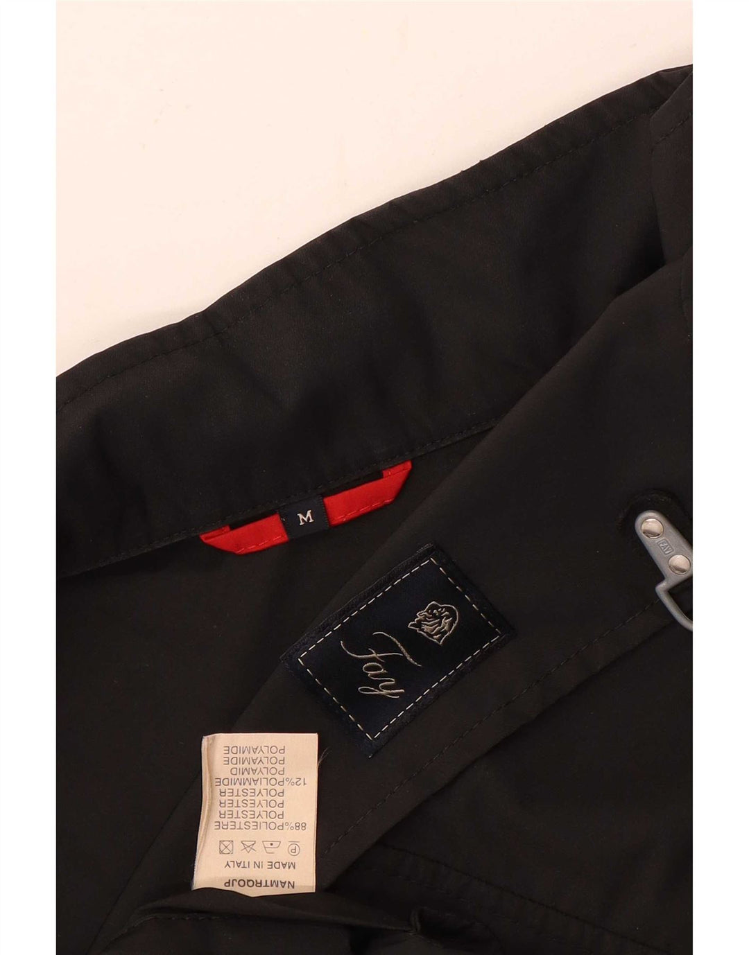Giacca utility da uomo Fay UK 38 media nera in poliammide