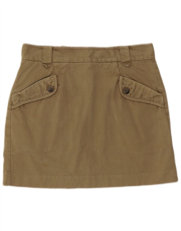 Minigonna da donna French Connection UK 12 media W30 kaki