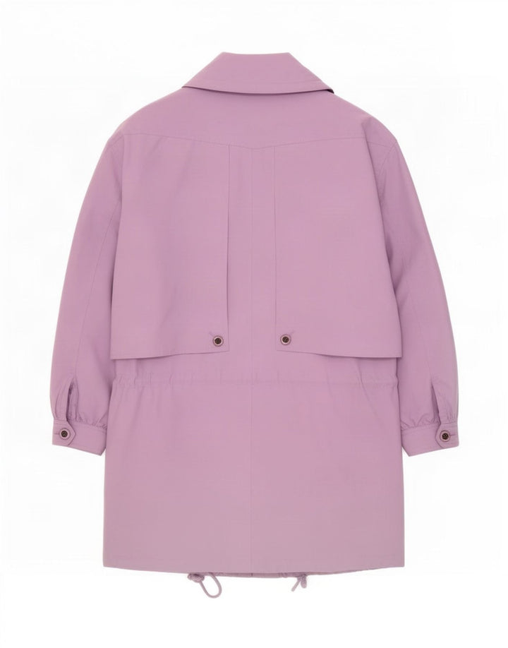 C&A Cappotto giacca a vento oversize da donna EU 42 Large Viola Poliestere