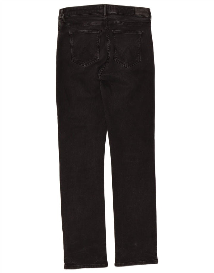 Jeans dritti da donna Wrangler W32 L32 cotone nero