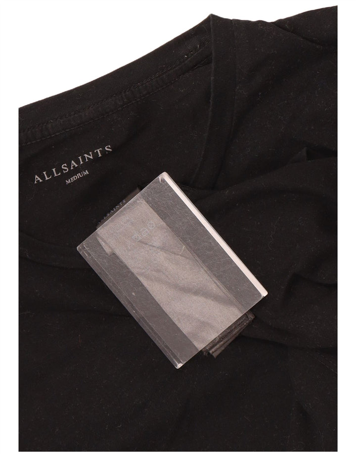 T-shirt da uomo All Saints Top in cotone nero medio