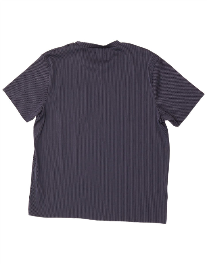 T-shirt da uomo Jack & Jones Top 2XL poliestere a righe blu navy