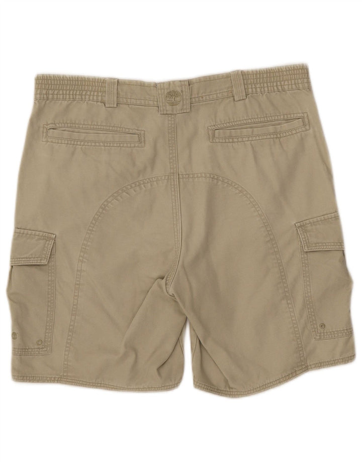 Pantaloncini cargo da uomo Timberland W32 cotone beige medio