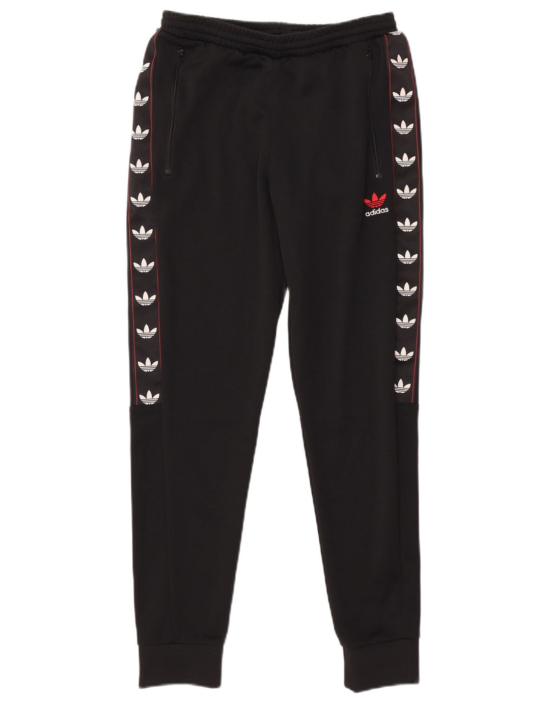 Pantaloni da tuta grafica da uomo Adidas Joggers piccoli in poliestere nero