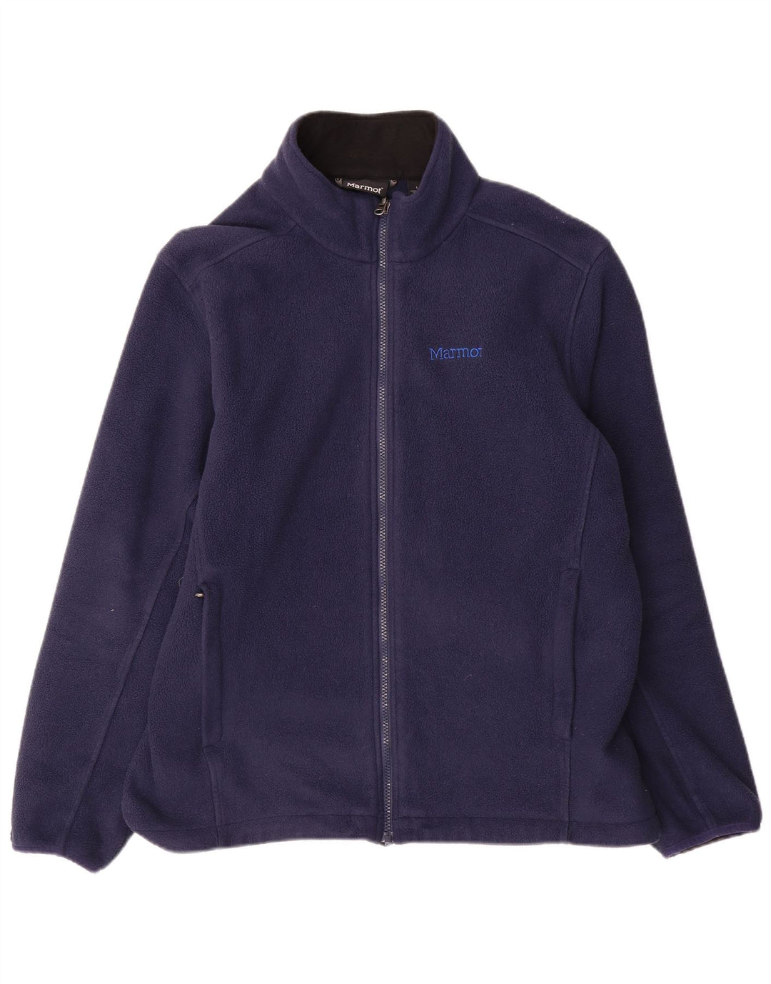Giacca in pile da uomo MARMOT UK 40 Large in poliestere blu navy