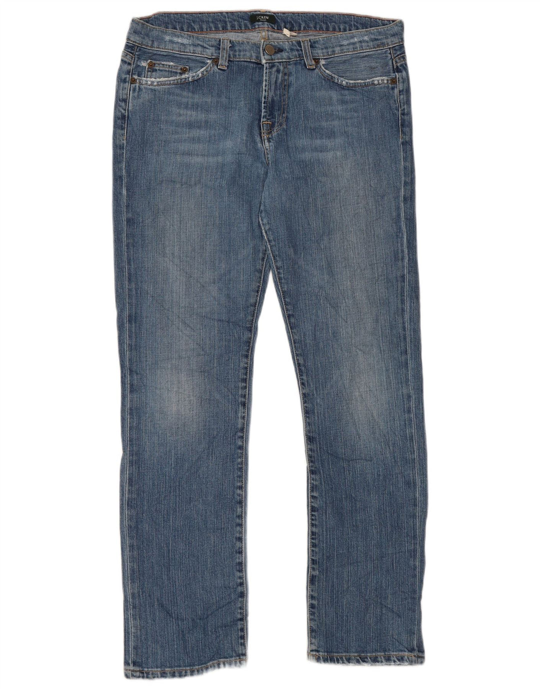J. CREW Jeans dritti da donna US 10 Large W34 L29 Blu