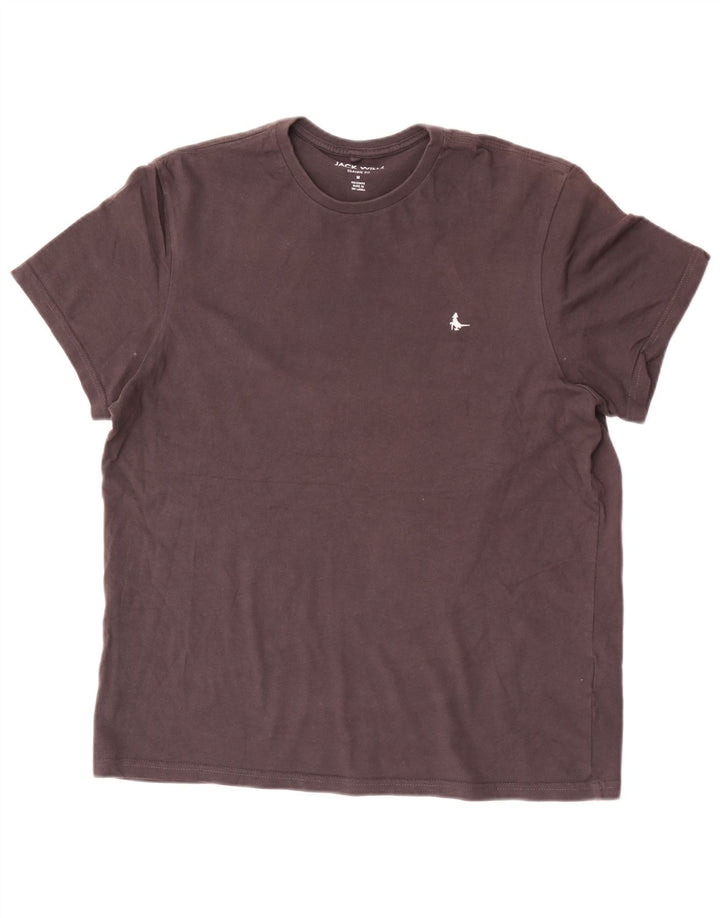 T-shirt da uomo dalla vestibilità classica Jack Wills Top in cotone nero medio