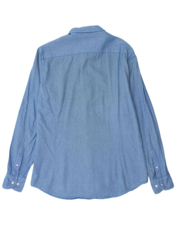 Camicia da uomo Massimo Dutti Blu medio