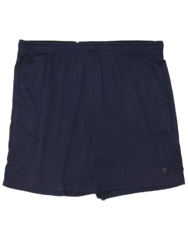 Pantaloncini sportivi da uomo RUSSELL ATHLETIC XL poliestere blu navy