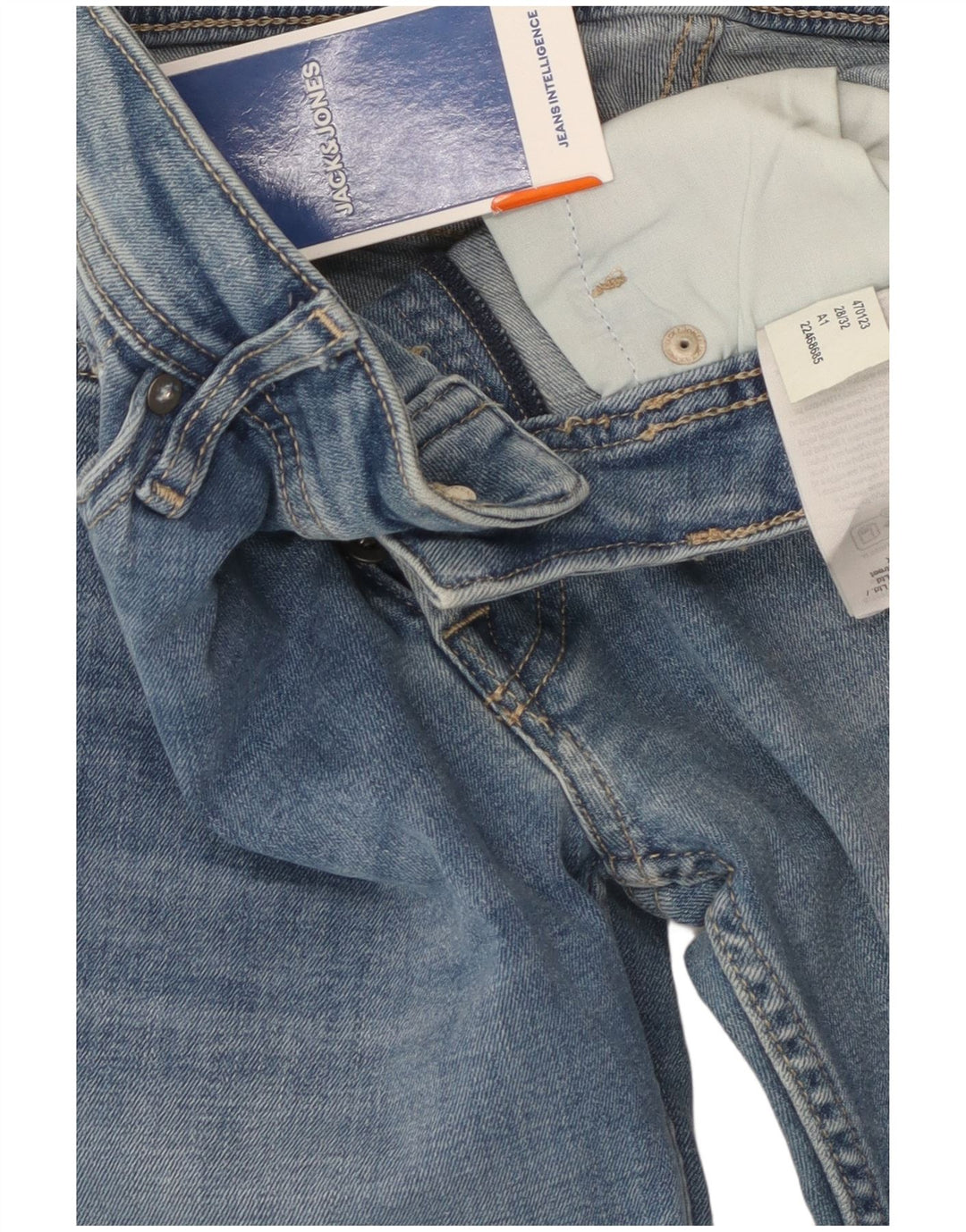 Jeans slim da uomo Jack & Jones W28 L32 cotone blu