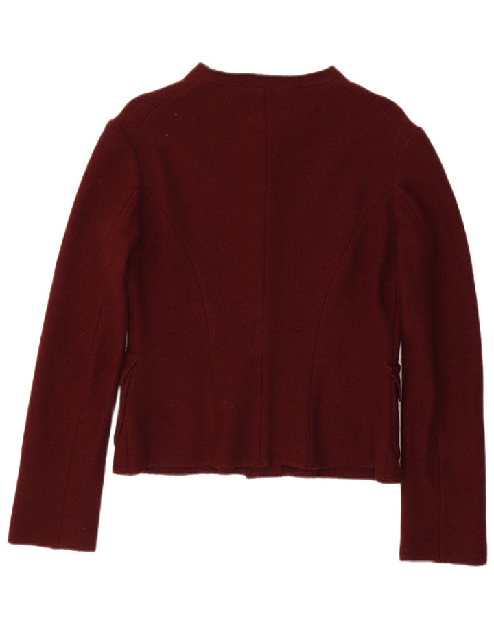 Aspesi Giacca blazer da donna a 4 bottoni IT 40 Small Bordeaux Lana