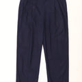 TOMMY HILFIGER Pantaloni chino con pegging da uomo W38 L29 Blu navy