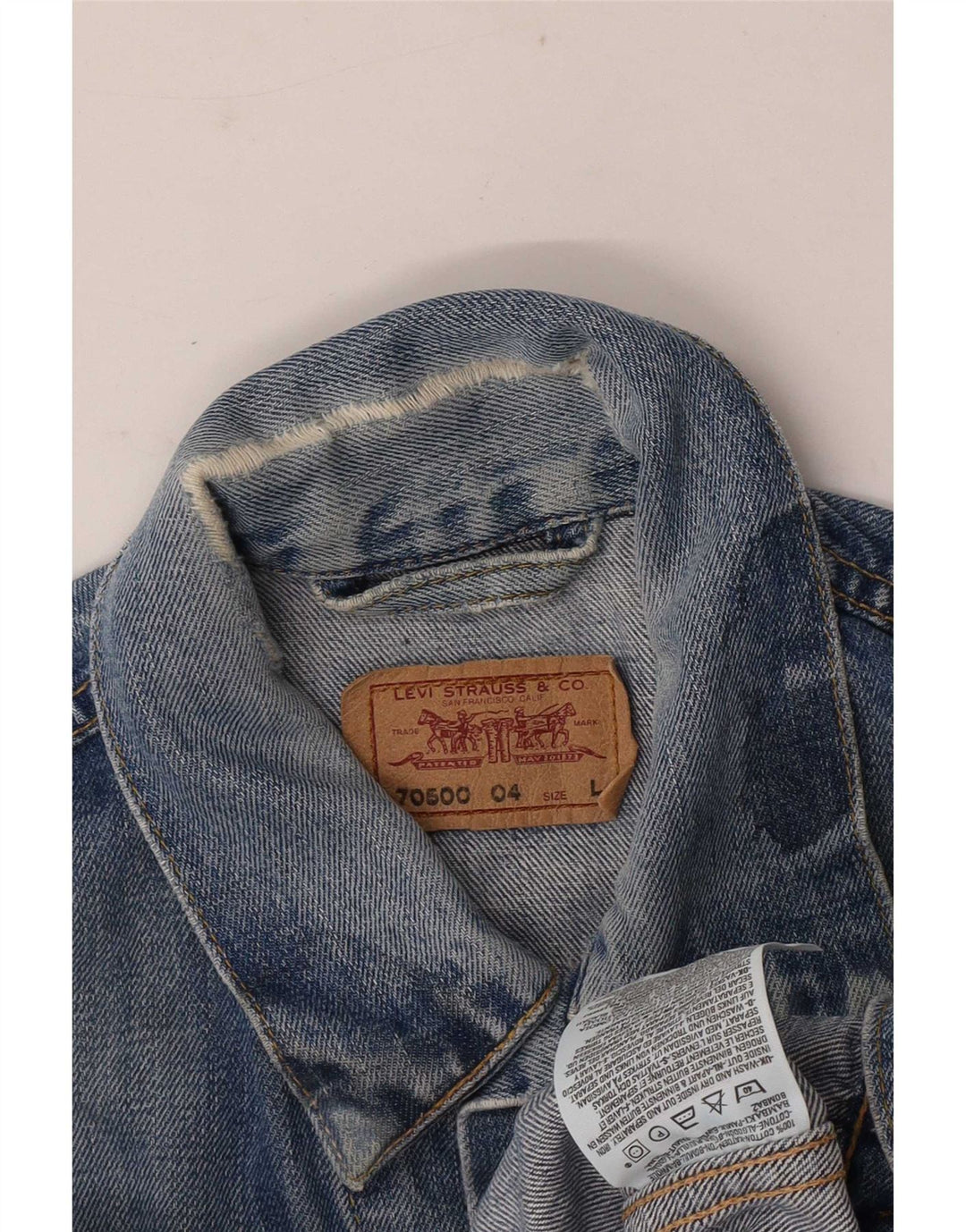 Levi's Ragazzi 70500 Giacca di jeans 11-12 anni Large Blu Cotone