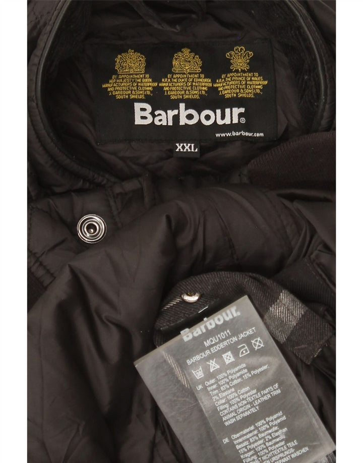 Giacca trapuntata da uomo Barbour UK 44 2XL Poliammide nera