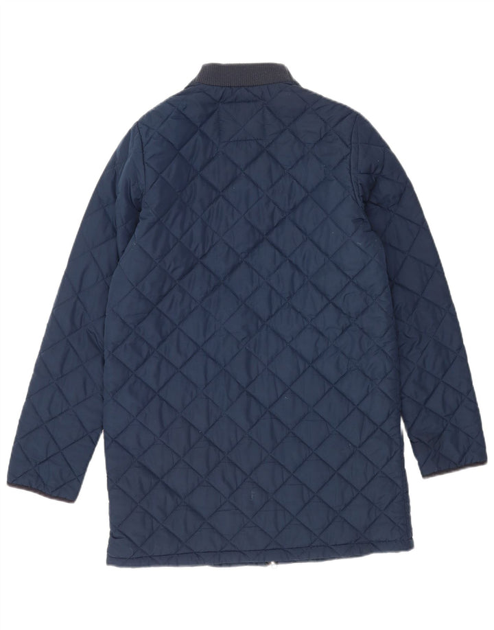 Giacca trapuntata da donna Lee UK 10 Small Poliestere color block blu navy