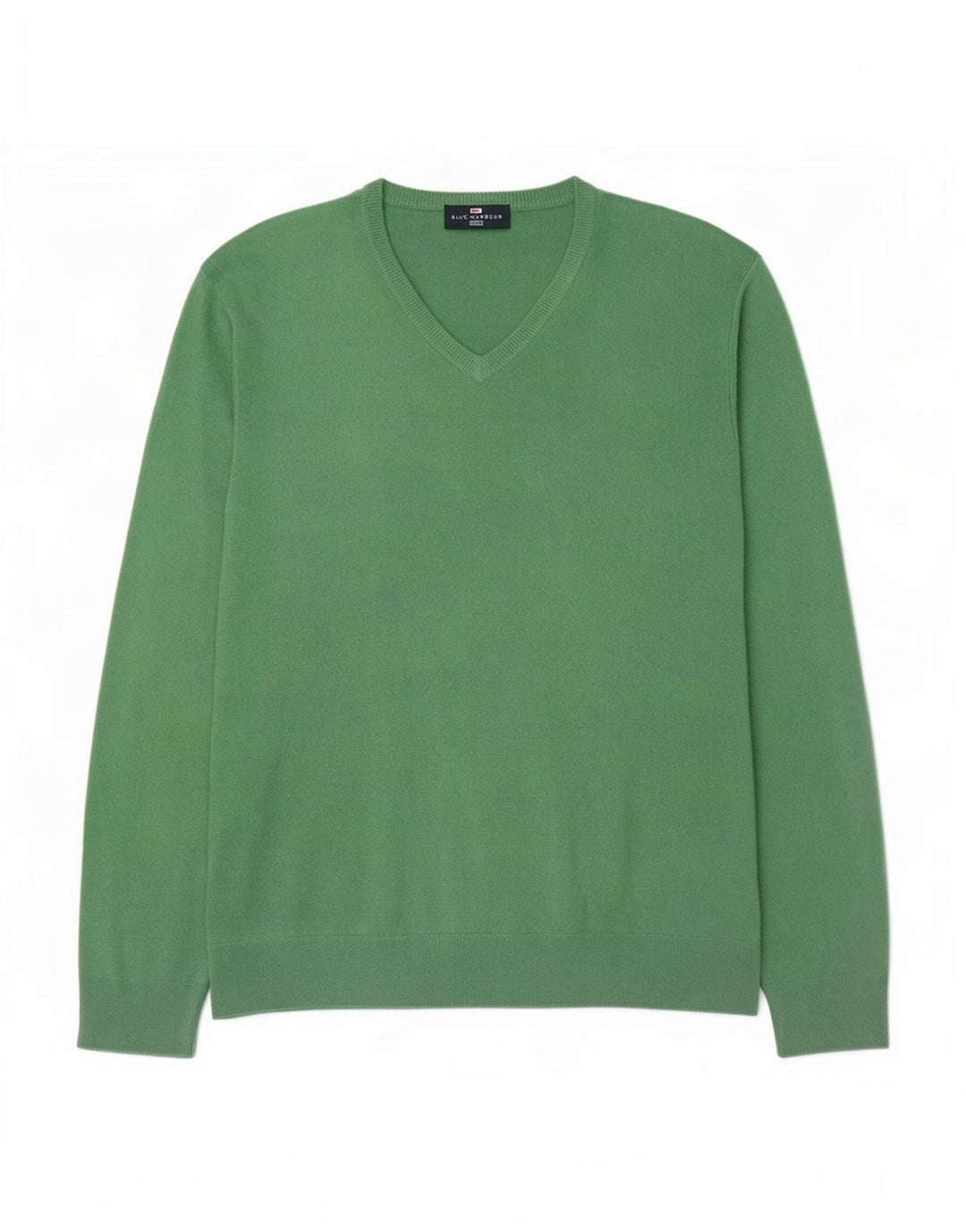 Maglione da uomo con scollo a V Marks & Spencer grande acrilico verde