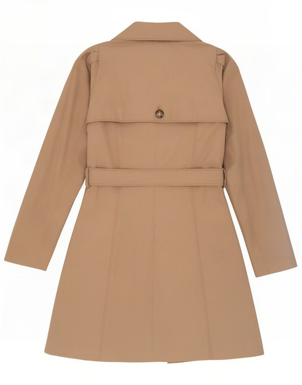 Trench da donna Zara UK 10 piccolo in cotone beige