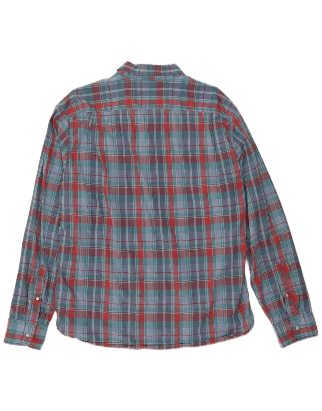 Camicia slim da uomo J. Crew XL in cotone a quadri blu